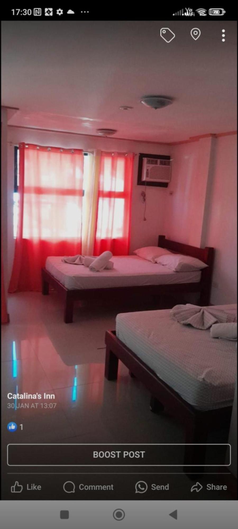Catalina'S Inn Family Room Panglao Extérieur photo